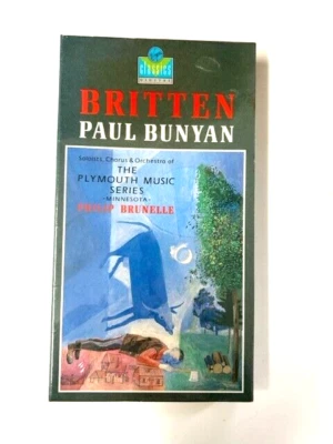 Britten Paul Bunyan The Plymouth Music Series Philip Brunelle 2 Cassettes- NEW - Image 1 of 3