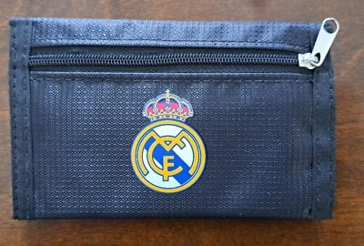 Real Madrid Soccer Football Futbol Trifold Wallet Like New - Image 1 of 4