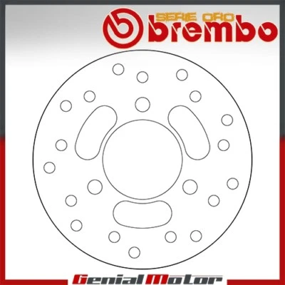 Brembo Gold Series Front Fixed Brake Disc for Honda Ns Aero 50 1990 > 1997 - Image 1 of 2