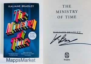 SIGNED The Ministry of Time by Kaliane Bradley UK 1st/1st (2024, Hardcover) - Picture 1 of 24