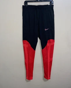 Nike Dri-FIT Strike Training Soccer Pants Black/Red Mens Size M DH8838-011 NEW - Picture 1 of 8