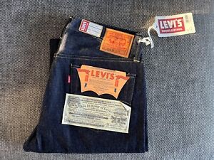 Levis Vintage Clothing 1954 501®Z XX Rigid Denim - mens 36W 34L