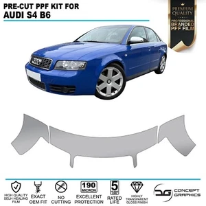 Motorhaube Flügel Steinschlagschutz PPF Lackschutzfolie für Audi A4 S4 B6 02-05 - Bild 1 von 4
