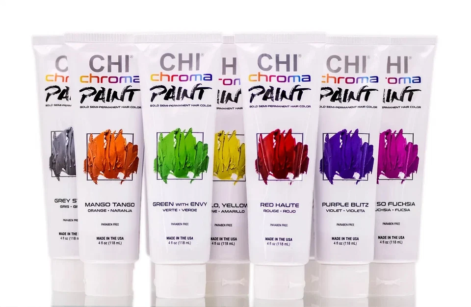 Chi Chroma Paint Bold Semi-Permanent Hair Color 4 oz - Choose Your Color - Image 1 of 1