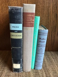 Vintage Multi Color Book Lot LITERATURE Distressed Decorative Farmhouse (1217) - Picture 1 of 4