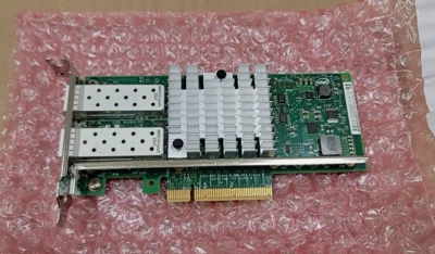 Dell 0XYT17  0942V6 Intel X520-DA2 Dual Port 10G SFP+ PCIe  with low profile - Image 1 of 3