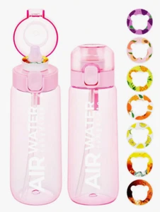 Air Borraccia Up Rosa Trasparente 650ml con 7 pod in Omaggio ORIGINAL Air - Foto 1 di 9