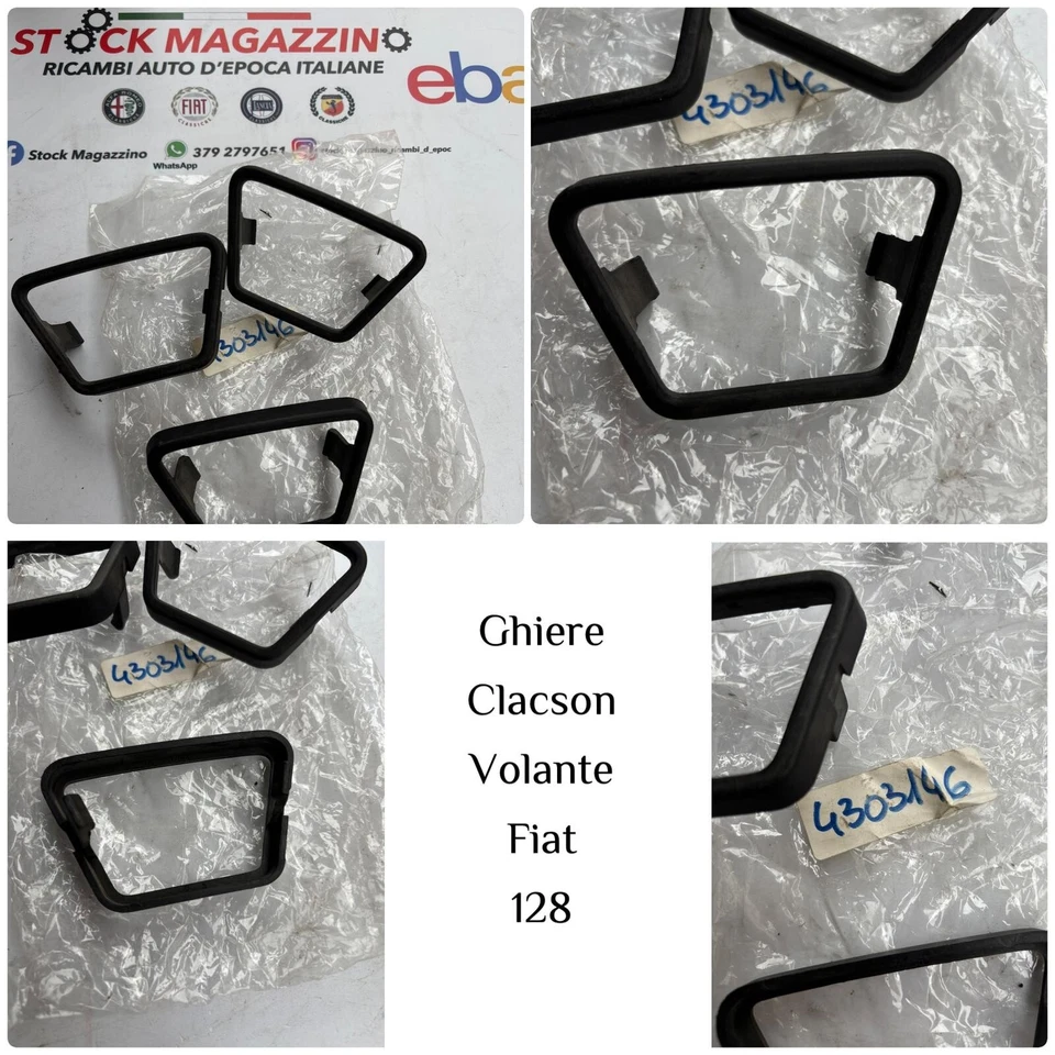 4303146 Cornice Pulsante Clacson Volante Fiat 128/Campagnola AR76 Nuovo Origin Foto 1 de 1