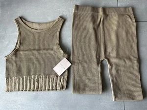 Womens girls Salson Nandi Set of Leggings and Cropped Top BNWT Free Post - Picture 1 of 13