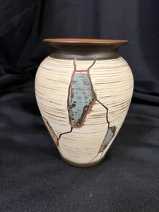 SAWA-KERAMIK NAPOLI "KLINKER" VASE Nr. 207/15 ? Entworfen von Heinrich-Maria Müller - Bild 1 von 7