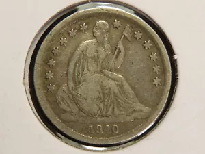 1840-O Liberty Seated Dime, VF/XF - Picture 1 of 2