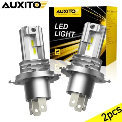 2x H4 9003 HB2 Super White LED Headlight Bulb Conversion Kit High Low Beam 6500K - Image 1 of 4