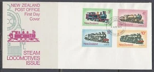 Nueva Zelanda 517-20 FDC - Locomotoras de vapor - Imagen 1 de 1
