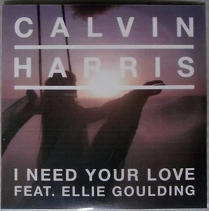 CALVIN HARRIS ft ELLIE GOULDING * I NEED YOUR LOVE * US 5 TRK PROMO * HTF! - Picture 1 of 1