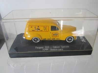 1/43 SOLIDO FOURGONNETTE CAMIONNETTE PEUGEOT 203 EDITION SPECIALE ANNIVERSAIRE - Photo 1/4