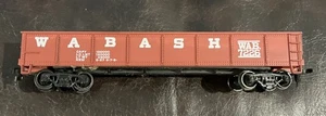 HO Scale Trains Gondola Wabash WAB 7226 1:87 Gauge RED Freight Car - Picture 1 of 5