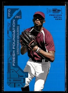 2023 Metal Universe Blue Precious Gems Fresh Cristhian Vaquero RC 46/50 #FF10 - Picture 1 of 2