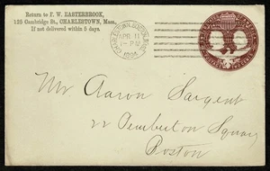 SG72C UNITED STATES 1893 Pre stamped cover two cents Columbian expostion used - Picture 1 of 2