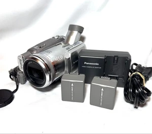 Panasonic NV-GS250 MiniDV Camcorder Digital Video Camera Silver Used from Japan - Picture 1 of 8