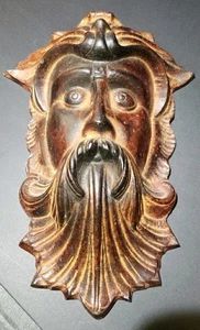 Metal Cast Tree Man Spirit Sculpture, Wall Decor, Folk Art Style, Garden, Nature - Picture 1 of 5