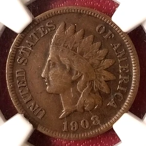 NGC VF-25! 1908-S KEY DATE INDIAN HEAD CENT - Picture 1 of 3