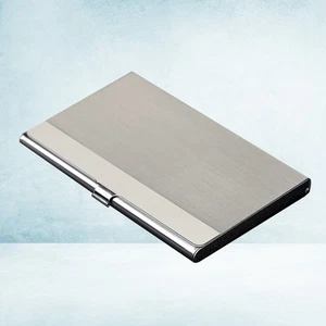 Estuche de gran capacidad de acero inoxidable soporte de trabajo nombre de metal - Imagen 1 de 11