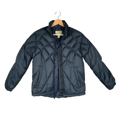 Chaqueta acolchada de invierno Cabela's 650 Fill plumón de ganso talla M azul marino negro Foto 1 de 4