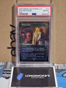 MTG - FOIL Sylvan Tutor - PSA 10 - Lord of the Rings - - Picture 1 of 2