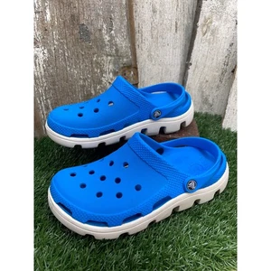 Zuecos unisex CROCS Duet Sport azul blanco para hombre 9 para mujer 11 - Imagen 1 de 8