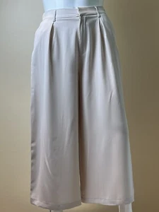 Tronjori Women High Waist Casual Wide Leg Palazzo Pants Trousers Sz L. (B.56) - Picture 1 of 6