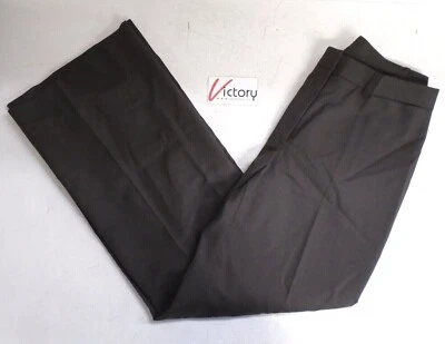 NEW Cintas Women's Aerocool Dress Pants Slacks | 112985-50 Dark Brown | Size 6 - Image 1 of 4