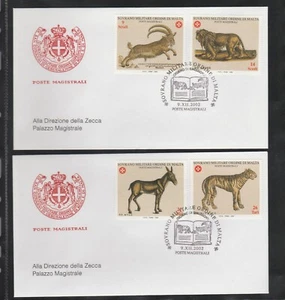 FDC SMOM 2002 tavole da antichi testi tratte da Historia Animalium - Imagen 1 de 1