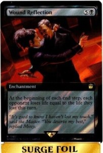 Wound Reflection | SURGE Extended Art FOIL | Doctor Who - Magic the Gathering