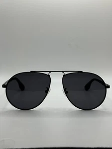 Brand New Men’s McQ Sunglasses MQ0096S 001 Ruthenium Aviator 57-15-145 - Picture 1 of 5