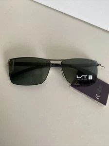 Lightec By Morel Polarized Mens Sunglasses Ex Display Stock 7263L Gun (BC) - Picture 1 of 10