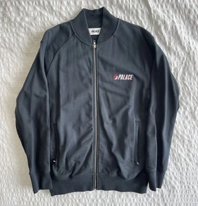 Palace Blazers Zip Up Sweatshirt Bomber Black Sz M 100 % Authentic - Picture 1 of 6