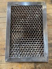 Stainless Steel Metal Register Grate Wall Vent Honeycomb Long Angled Cells Rare