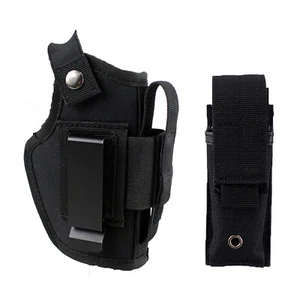 Tactical Right/Left Hand IWB/OWB Gun Holster Waist Belt & Single Magazine Pouch - Picture 1 of 13