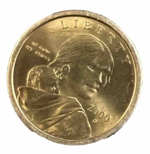  Rare 2000 D Sacagawea One Dollar Coin  - Picture 1 of 2