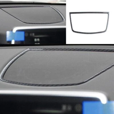 Marco de altavoz del tablero para BMW X5 X6 F15 2014-2018 cubierta de fibra de carbono real Foto 1 de 4