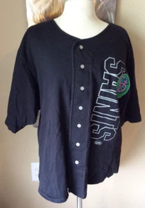 St. Paul Saints Unisex Signal Button Jersey (Large, Black) Baseball Minor League - Picture 1 of 6