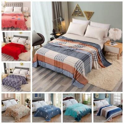 Kuscheldecke Flauschige Wohndecke Flanell Fleecedecke Sofadecke Bettüberwurf  - Bild 1 von 4