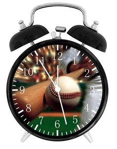 Baseball Alarm Desk Clock Nice For Decor or Gifts F151 - Picture 1 of 1