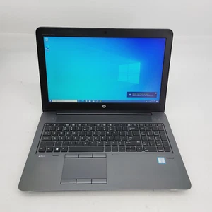HP ZBOOK 15 G3 15.6" i7-6820HQ 2.7GHz 16GBRAM 512GB SSD Laptop Win 10 Pro M200M - Picture 1 of 10