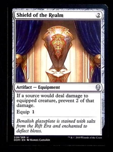 Shield of the Realm Magic the Gathering Dominaria Artifact Equipment Uncommon - Picture 1 of 2