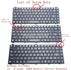 B grade:Original Getac B300 Backlit Chiclet Keyboard - Picture 1 of 1