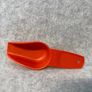 ¡NUEVO! De colección Tupperware Bote Cuchara 878 Naranja MCM Colores Café Azúcar Harina - Imagen 1 de 5