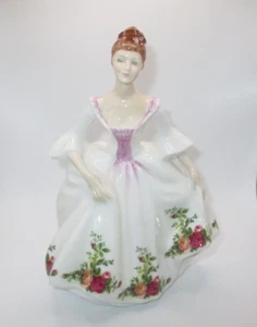 Royal Doulton Porcelain Lady Figure Country Rose HN 3221 Made In England - Picture 1 of 6