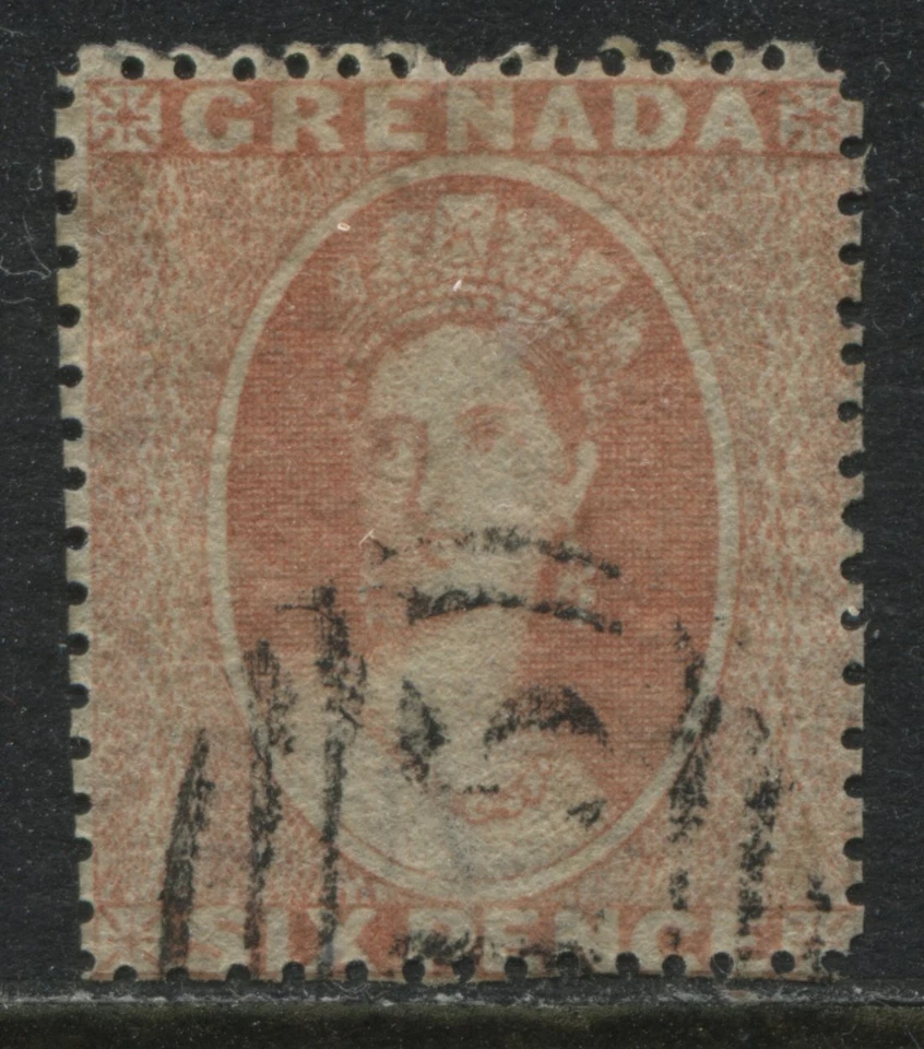 Grenada 1873 6d vermilion used — 第 1/1 张图片