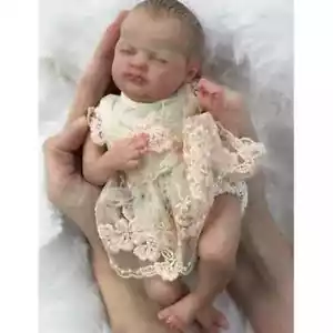 9IN Unfinished Unpainted DIY Reborn Baby Doll Kit Mini Wee Mouse Doll Parts Toys - Picture 1 of 3